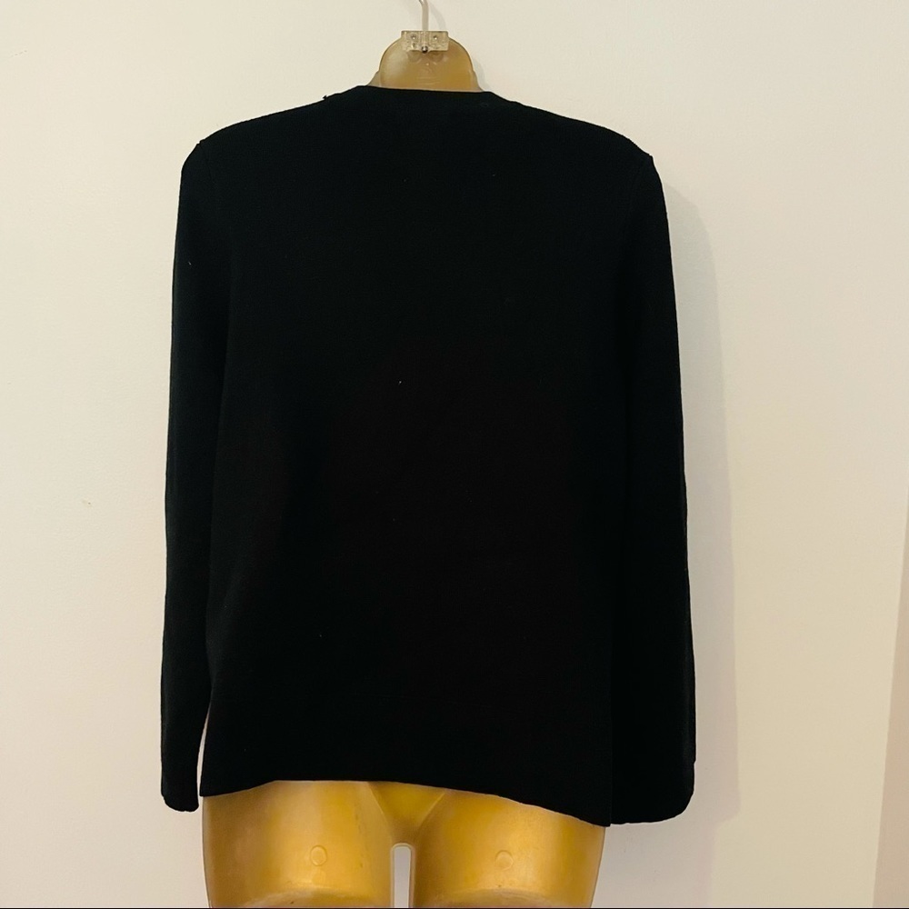 Zara fancy collection black white side bow sweater size 13/14 years - Picture 3 of 4